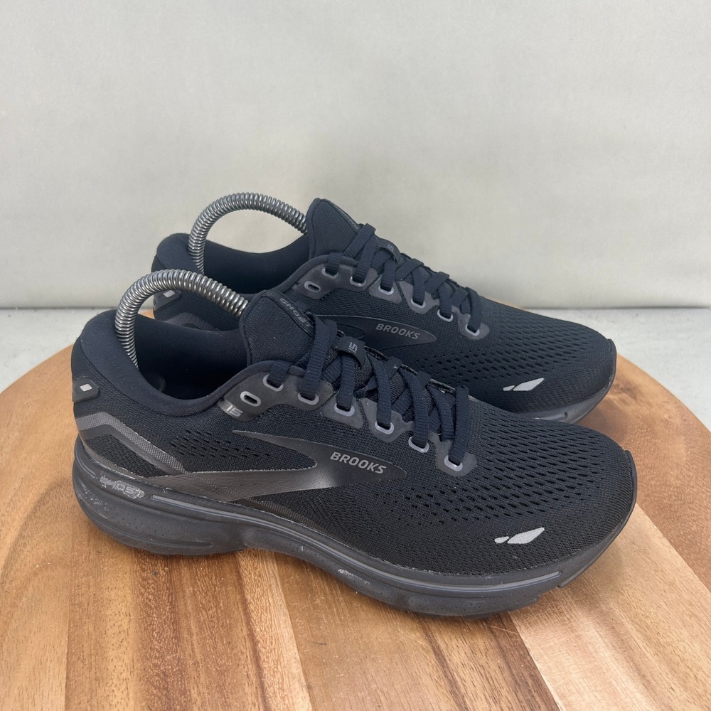 Brooks Ghost 15 Womens Running Shoes Black 1203801B020 Size 8.5 Medium B